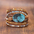 Natural Marine Stone Bracelet Beads